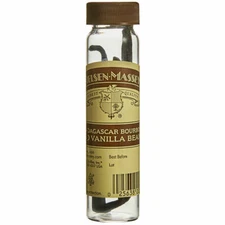 Nielsen-Massey Madagascar Bourbon Two Vanilla Beans in Glass Vial Finest Quality
