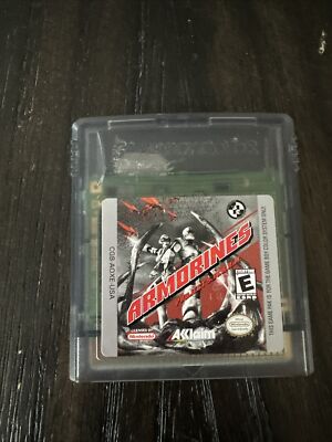 Nintendo Gameboy Color Game Only Armorines Project S.W.A.R.M.