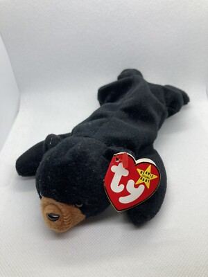 1993 Blackie TY Beanie Baby PVC Pellets UK