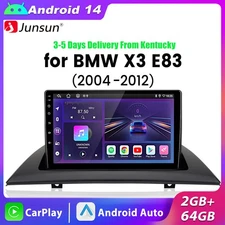 For BMW X3 E83 2004-2012 2+64G Android 14 Carplay Car Stereo Radio GPS Navi WIFI