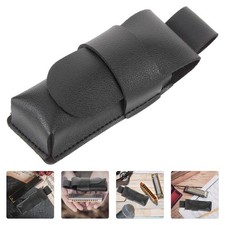 Durable Portable Harmonica Carrying Case Black PU Protective Storage Sleeve
