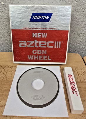Norton Aztec III CBN Wheel 120T - 1/8 55250205547 Max RPM 9075