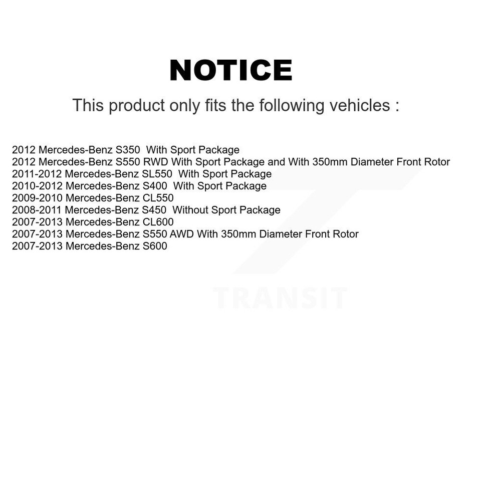 PowerStop Rotor Kit | 2006–2011 Mercedes-Benz SLK350 (SC6713)