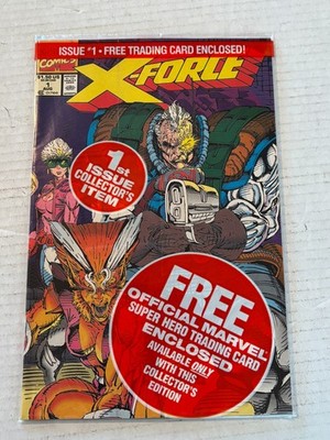 1991 Marvel X-Force #1 Comic Book /B839 Sealed w/ Deadpool Card