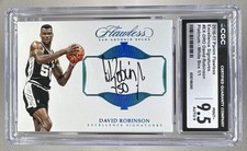 David Robinson 2016 Panini Flawless White Platinum Excellence Auto 1/1 CGC 9.5/9