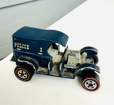Hot Wheels Redline 1976 Paddy Wagon No Glass Version Silver Interior Hong Kong