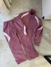 Vintage NIKE Track Suit pink Medium Ladies Swoosh
