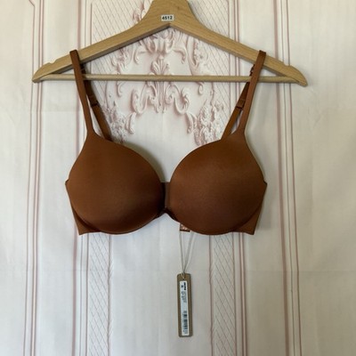 Skims Ultimate Push Up Plunge Bra in Bronze Size 32D NWT $60