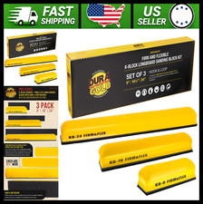 Dura-gold Hand Sanding Block Kit With Hook Loop Adapter Pad