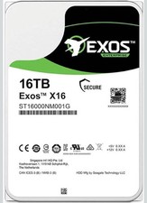 Seagate EXOS X16 ST16000NM001G 16TB 256MB 7200rpm 3.5" SATA 6Gb/s Enterprise HDD