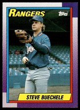 Steve Buechele 1990 Topps #279 Texas Rangers 24774 Baseball Card