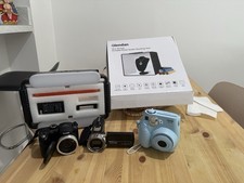 Kodak PIXPRO Camera, Fujifilm Instax Mini 7S, Camcorder, Glendan Photo Tent Lot