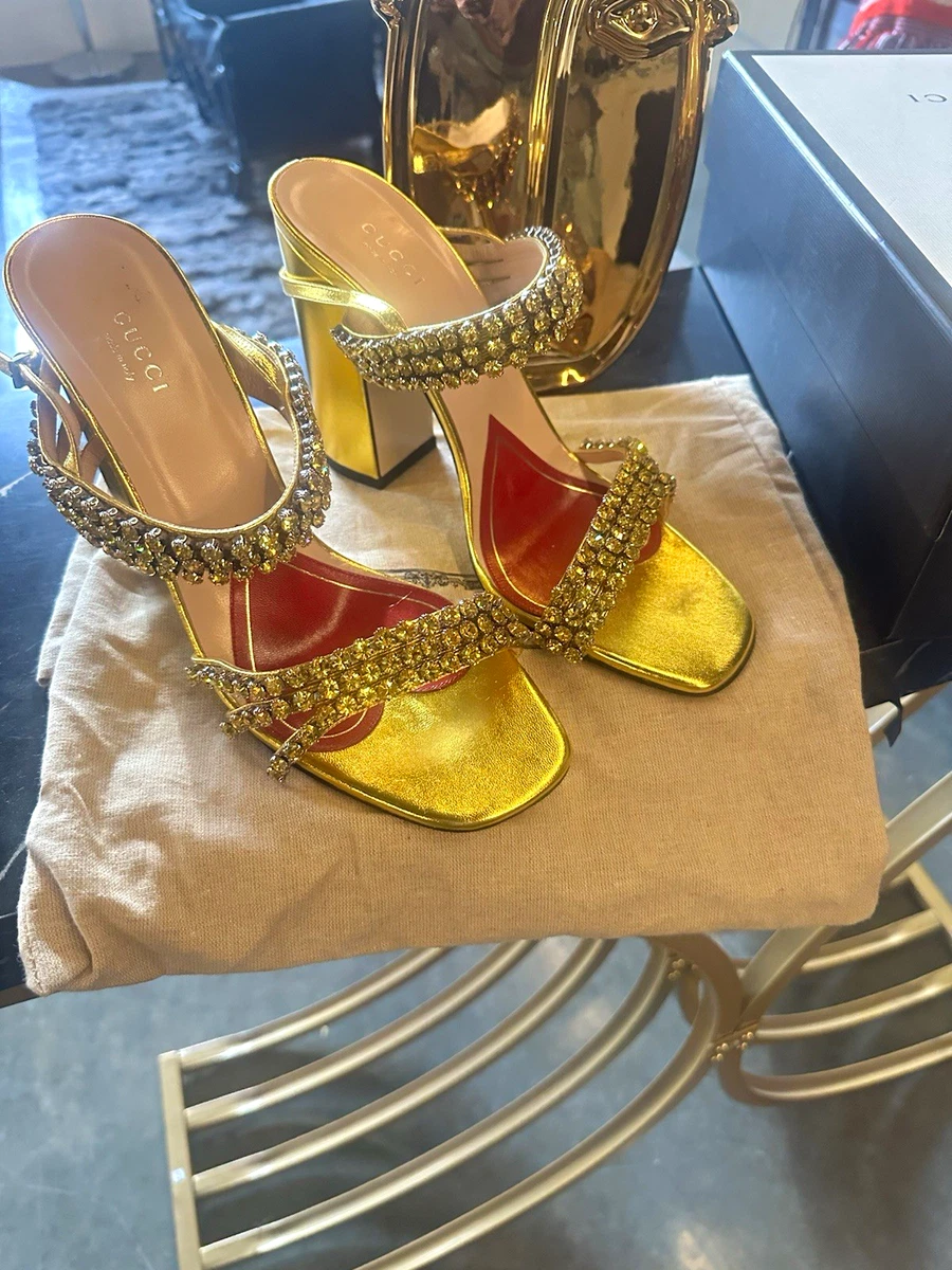 Gucci Gold Shoes for Women for sale | eBay