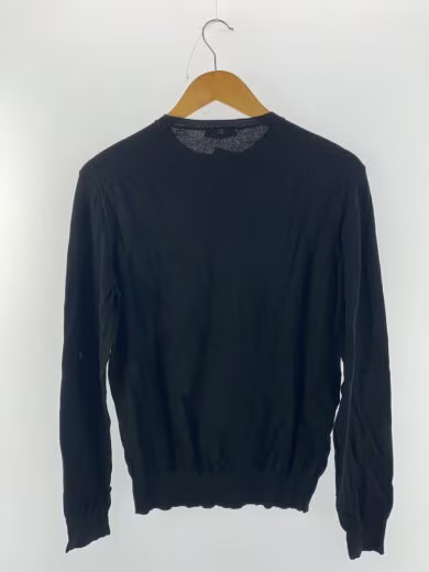 PRADA/Thin knit sweater/Size 46/Cotton/Black thumbnail 2