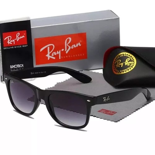 Gafas de sol Ray Ban rectangulares polarizadas marco negro bloqueo UV-Reino Unido - Imagen 15 de 31