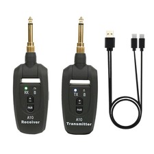 Guitar Wireless Transmitter  Receiver System 100ft 5H Battery 24Bit 48KHz