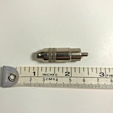 3.5mm Mono Female to RCA Male Metal Adapter