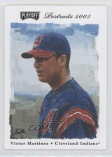2003 Playoff Portraits Beckett Insert Sample Victor Martinez #41 s1i
