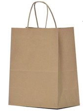 Kraft Paper Gift Bags with Handles 8x4.5x10 25Pcs Brown Gift Bags Bulk Medium...