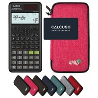 Casio Fx-87De Plus 2Inkl. Schutztasche Pink - Wissenschaftlicher Rechner