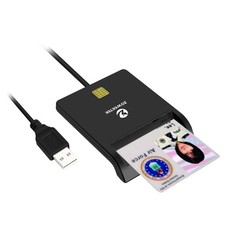 CAC Card Reader Military, Smart Card Reader DOD Military USB Common Access CA...
