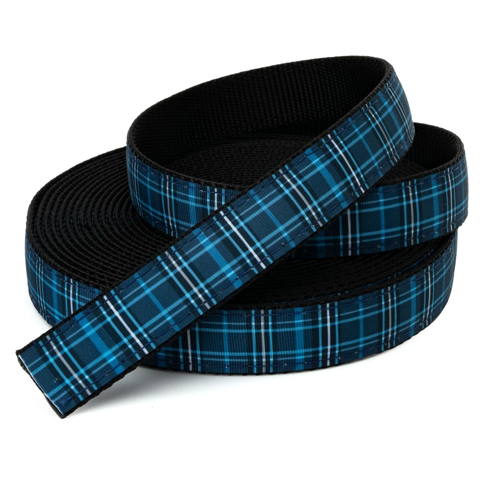 Country Brook Design® 1 英寸海军蓝格子丝带黑色尼龙织带,50 码 — 第 4/4 张图片