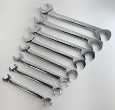 Snap-on Vs Series 4-way Angle Open End Wrench 8pc Set 1132-34 No Marks Snap-on Vs Series 4-way Angle Open End Wrench 8pc Set 1132-34 No Marks
