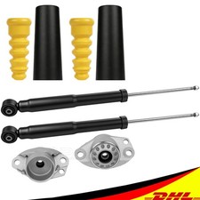 2x Stossdämpfer hinten +Domlager +Staubmanschetten Für VW Polo 6R FABIA Audi A1