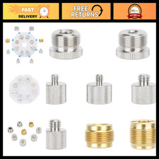 8 Pcs Mic Stand Screw Adapter Set 1/4"-20, 3/8"-16, 5/8"-27 for Microphones