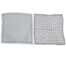 Burberrys Vintage Handkerchief Bundle 2pcs 20x20  