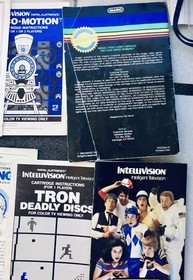 INTELLIVISION GAME LOT OF 12 MANUALS +2 CATALOGS-CHESS MOTORCROSS/TRON/MISSION X