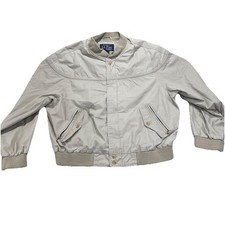 Vtg Authentic La Paz By Catalina Full Zip Tan Jacket Sz L