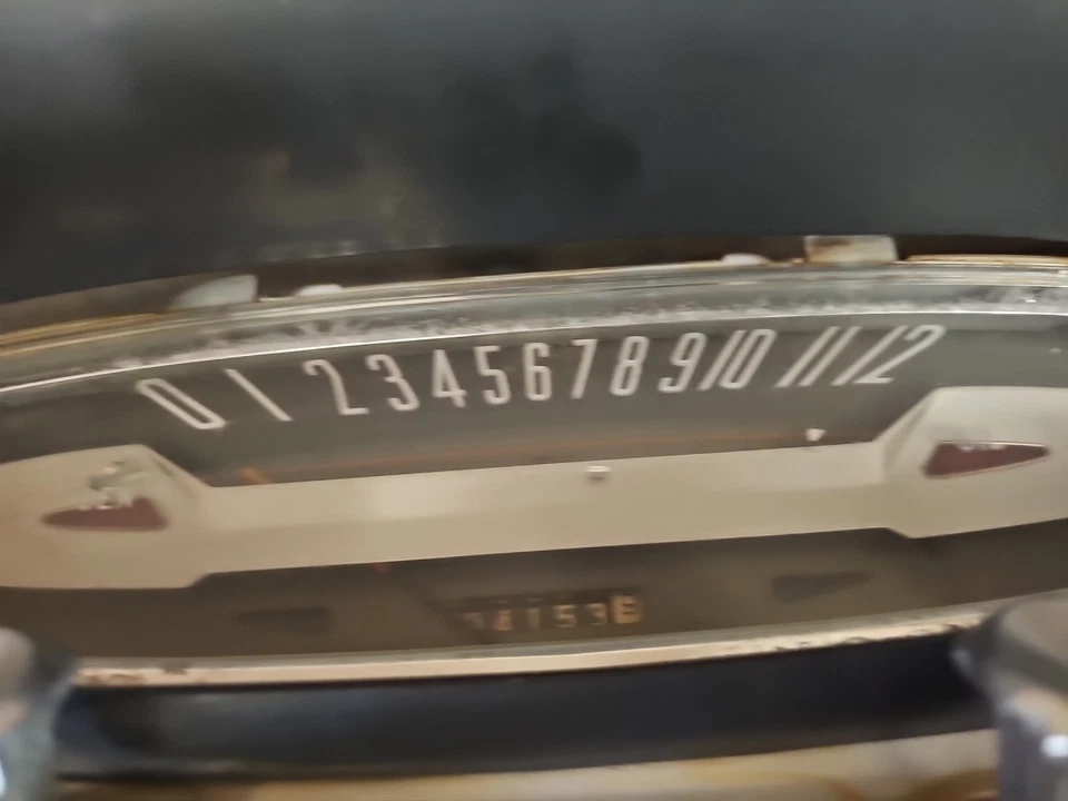 1960 AMC Rambler Speedometer, Fuel & Water Temp Gauge Cluster - Image 3 of 4