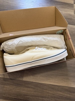 Vans Authentic Shoes White, Men s With Blue Size 11.5 New In Box