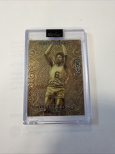 Julius Erving 1/1 Wild Card Matte Metal Artist Proof TRUE ONE OF ONE Dr. J