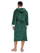 RONGTAI Ladies Long Fleece Bathrobe