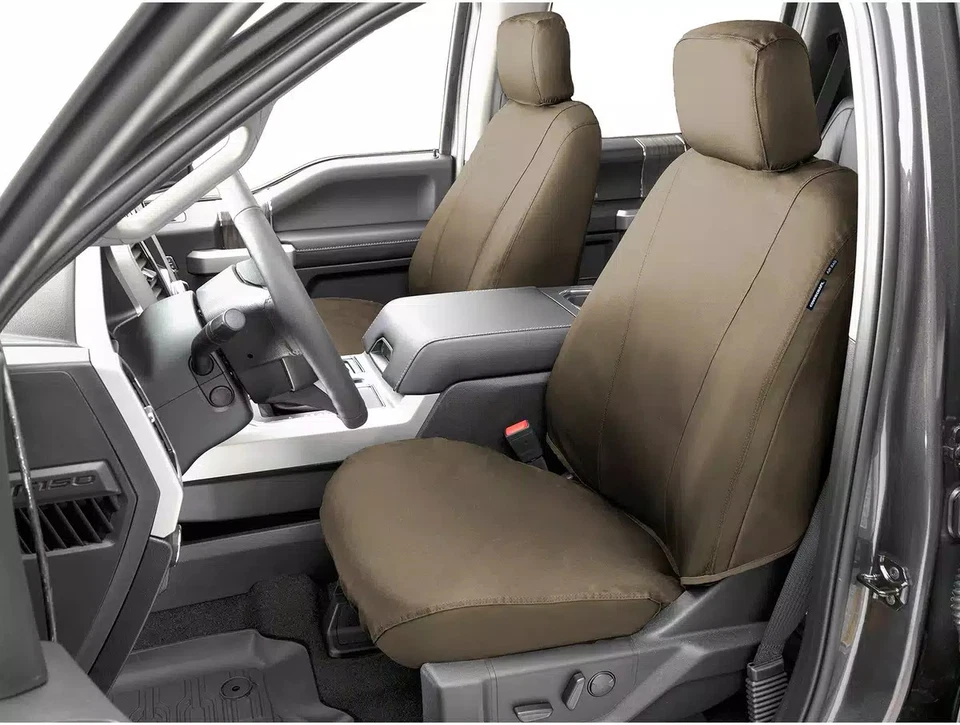 Covercraft Polycotton Seat Saver Custom Seat Covers, Grey Foto 3 de 4