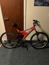 Mountain Bike Trax Red Trax mountain bike with full Suspension