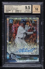 2018 Bowman Draft Sparkles Refractor 21/71 Nick Schnell BGS 9.5 Auto 10h2