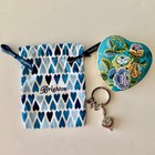 Brighton - Lucky Clover - Heart - Key Fob - Key Chain - Fabric bag - Heart Tin — photo 1