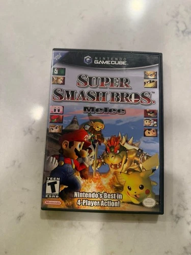 Super Smash Bros Melee CIB Complete Tested Authentic (Nintendo GameCube, 2001)