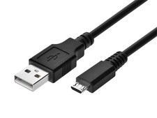 Monoprice USB-A to Micro USB-B 2.0 Cable - 5-Pin 28/28AWG Black 6ft