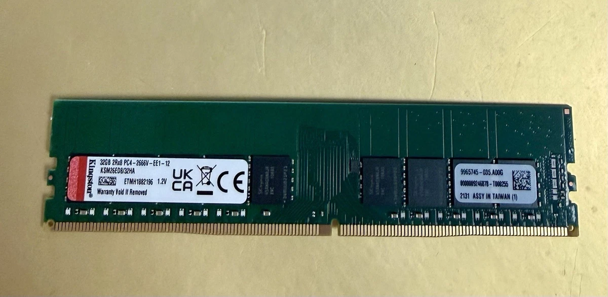 Kingston PC4-21300 (DDR4-2666) Bus Speed Computer RAM 16 GB
