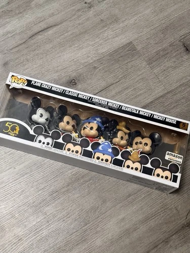 Funko Pop Disney Archives Mickey Mouse 5 Pack - Amazon Exclusive