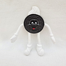 Nabisco 1990s Oreo Cookie Bendy Toy with wear and tear