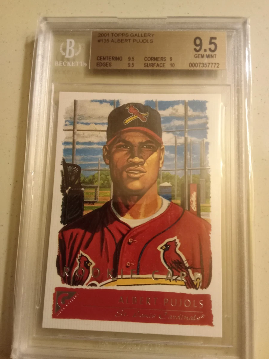 Topps Albert Pujols Grade 9.5 Baseball Sports Trading Cards