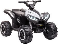Quad Elettrico per Bambini 12V ATV, Macchina Elettrica Con Doppio Motore E 2 Vel