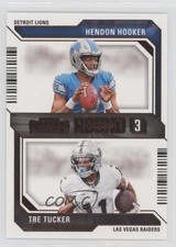 2023 Panini Contenders Round Numbers Bronze Hendon Hooker Tre Tucker #14 14dq