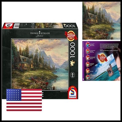 Schmidt Spiele Thomas Kinkade A Father's Perfect Day 1000pc Puzzle Ages 12+