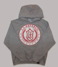 Men's Heavy Blend Pullover Hoodie Grey Large